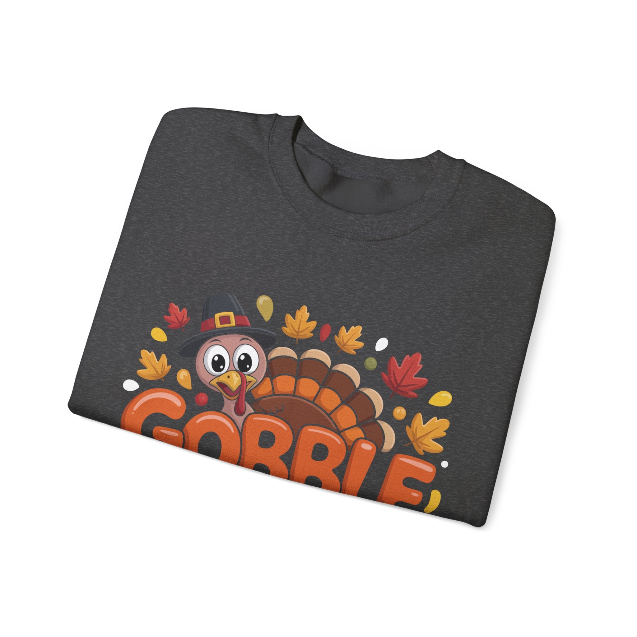 Gobble Gobble Turkey Thanksgiving Sweatshirt Crewneck Pullover Sweatshirt