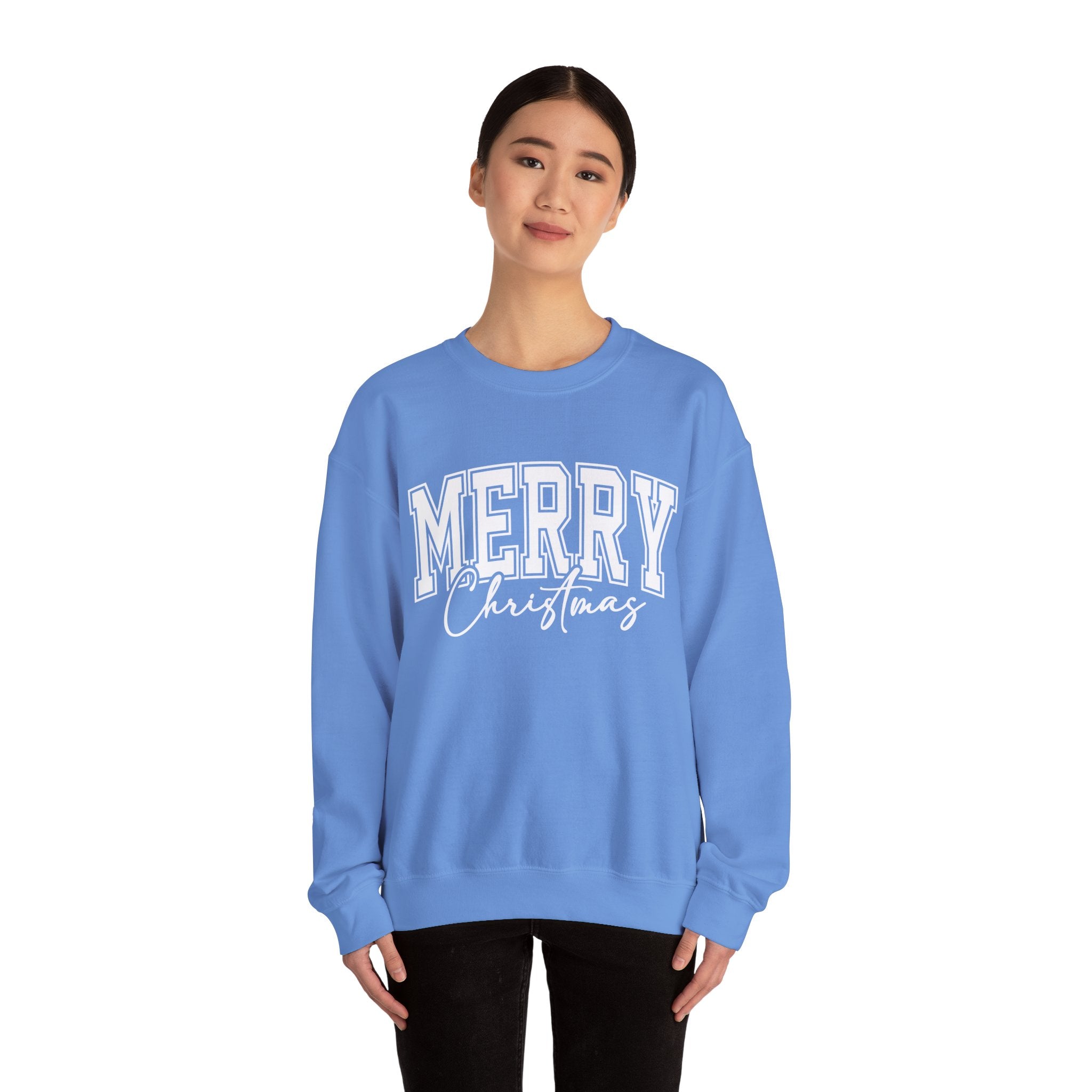 Merry Christmas Womens Christmas Sweatshirt | Womens Holiday Sweater