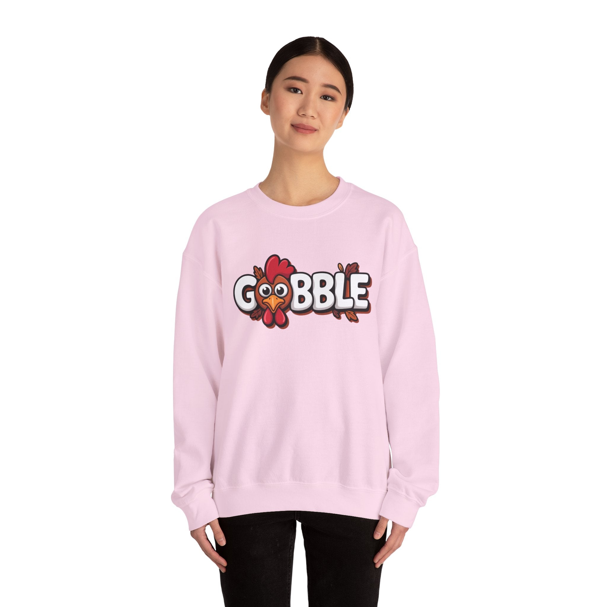 Gobble Turkey Thanksgiving Holiday Sweatshirt