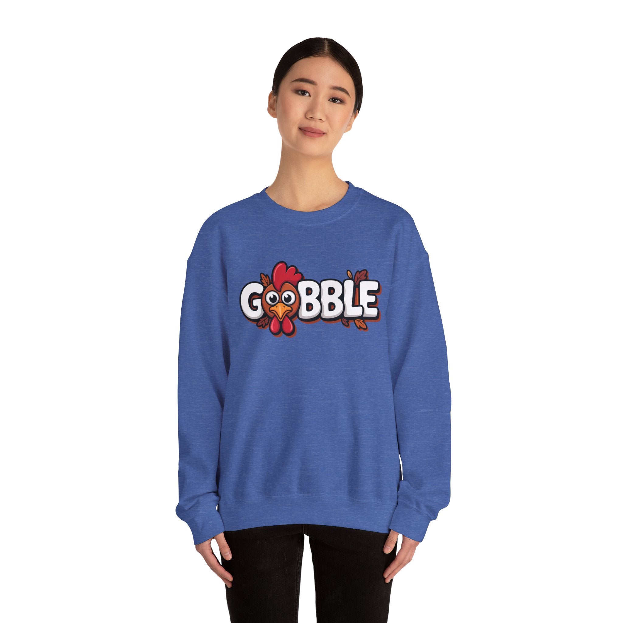 Gobble Turkey Thanksgiving Holiday Sweatshirt