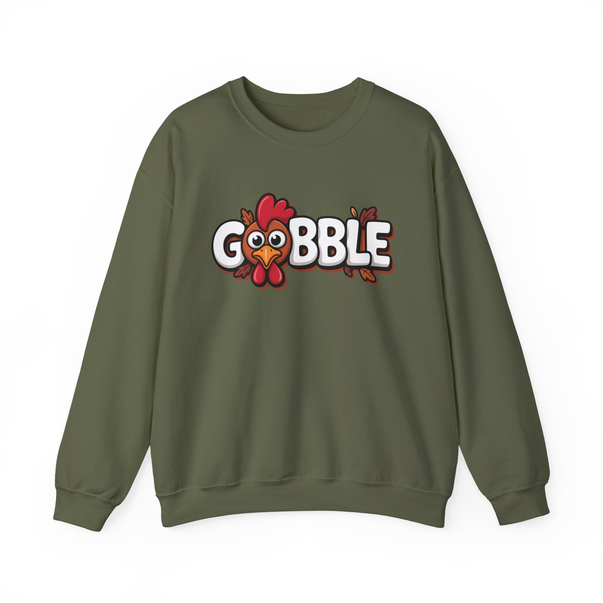 Gobble Turkey Thanksgiving Holiday Sweatshirt