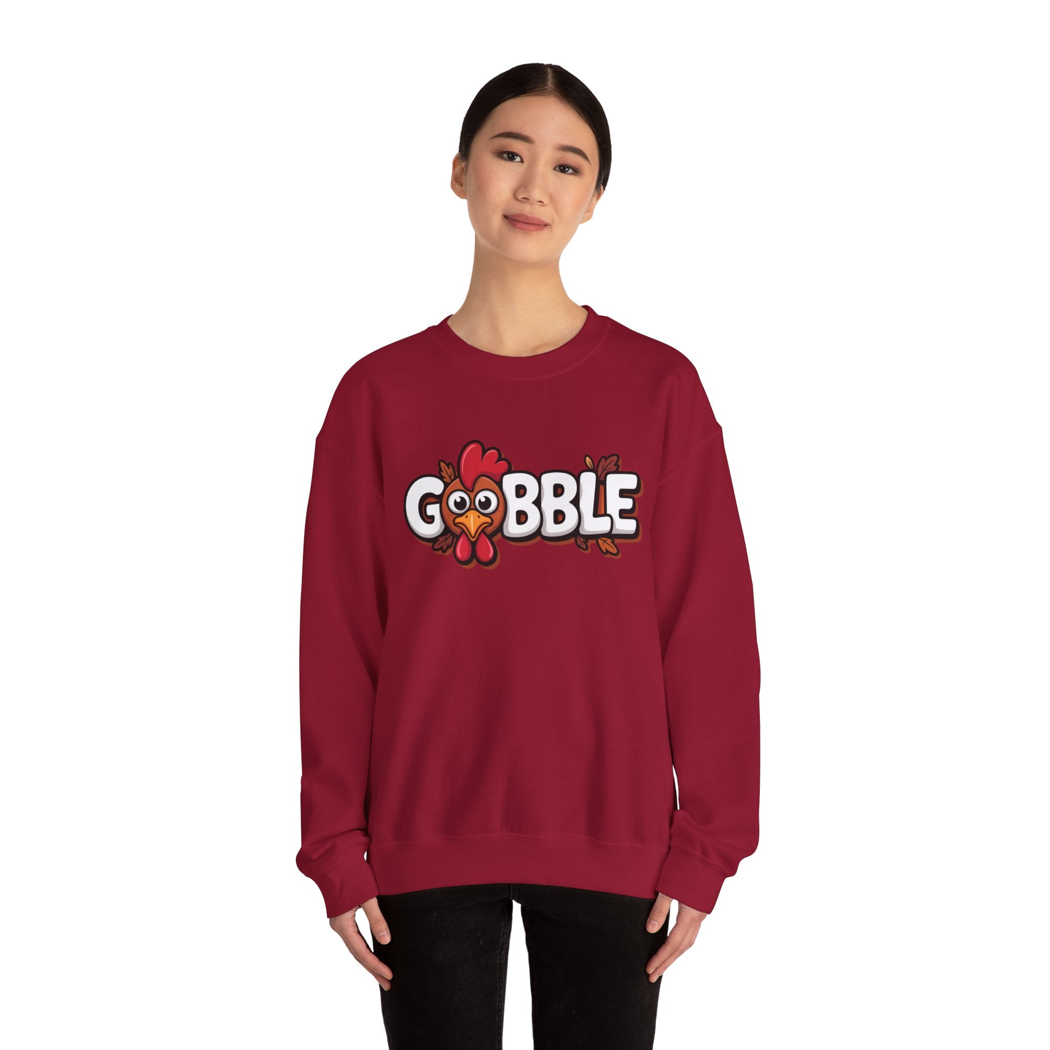 Gobble Turkey Thanksgiving Holiday Sweatshirt
