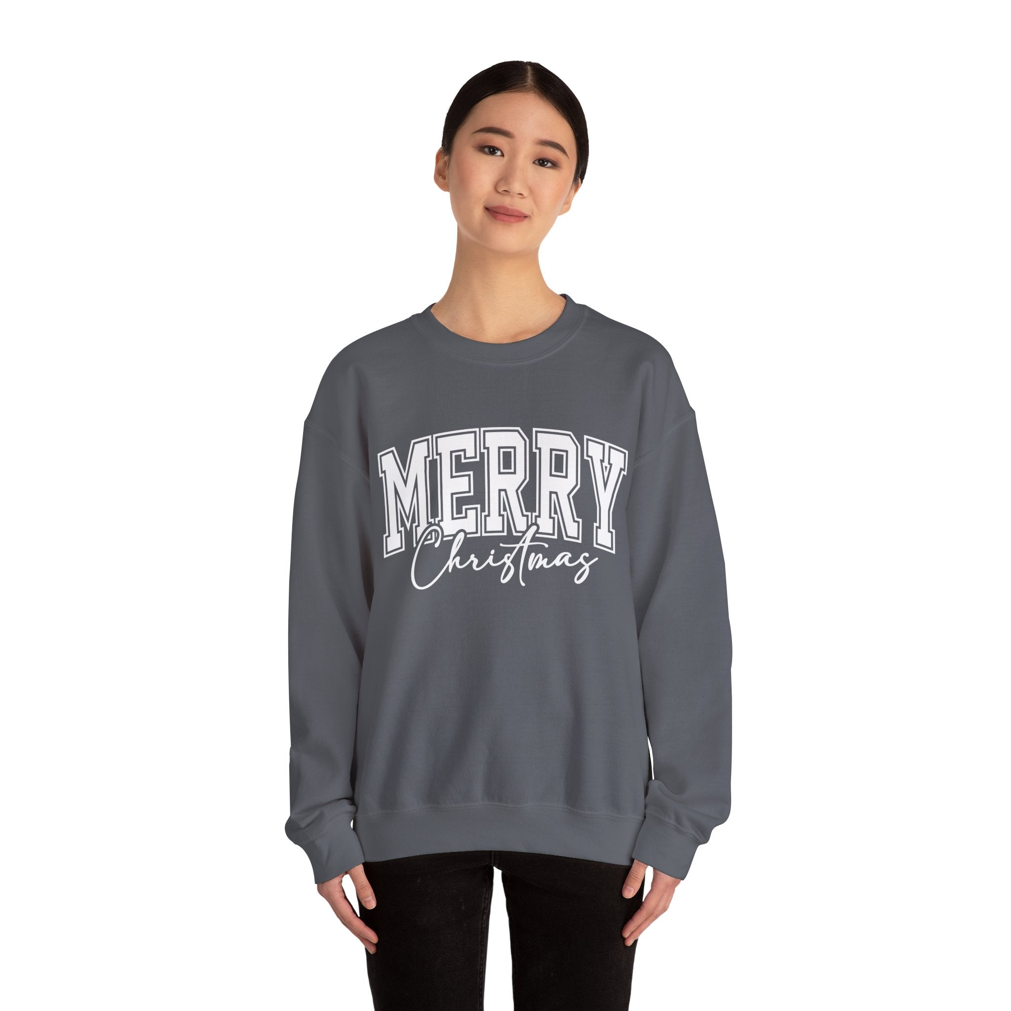 Merry Christmas Womens Christmas Sweatshirt | Womens Holiday Sweater