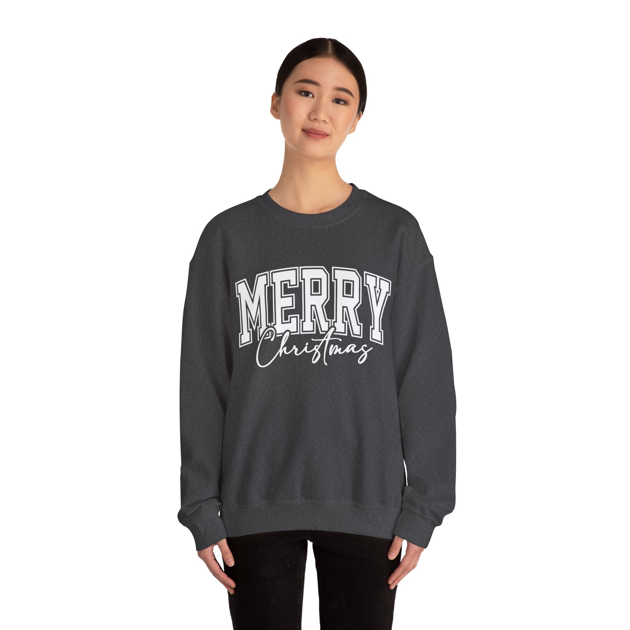 Merry Christmas Womens Christmas Sweatshirt | Womens Holiday Sweater