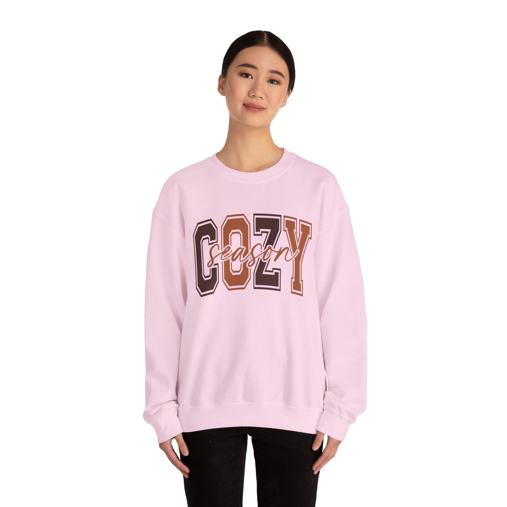 Cozy Season Varsity Womens Sweatshirt