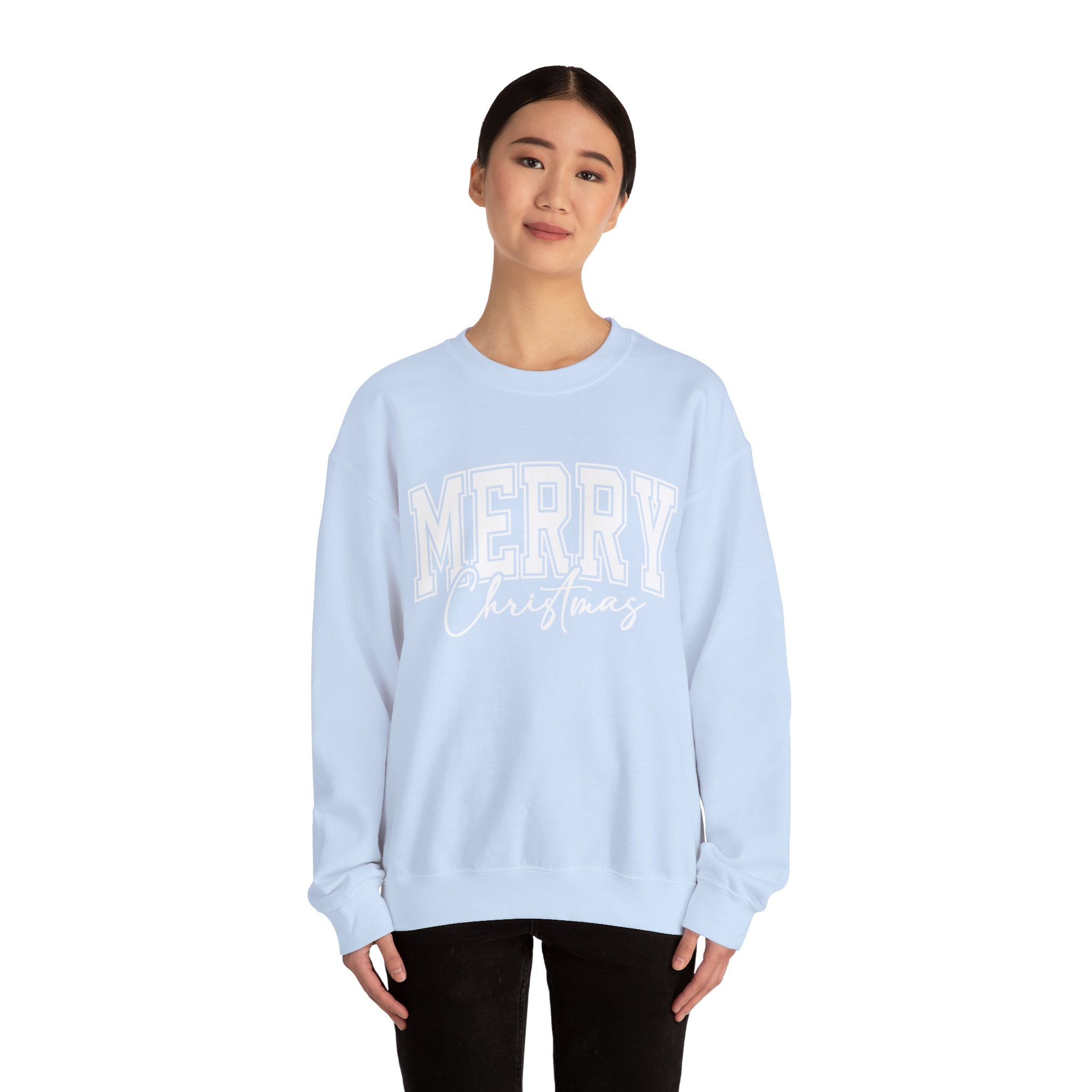 Merry Christmas Womens Christmas Sweatshirt | Womens Holiday Sweater