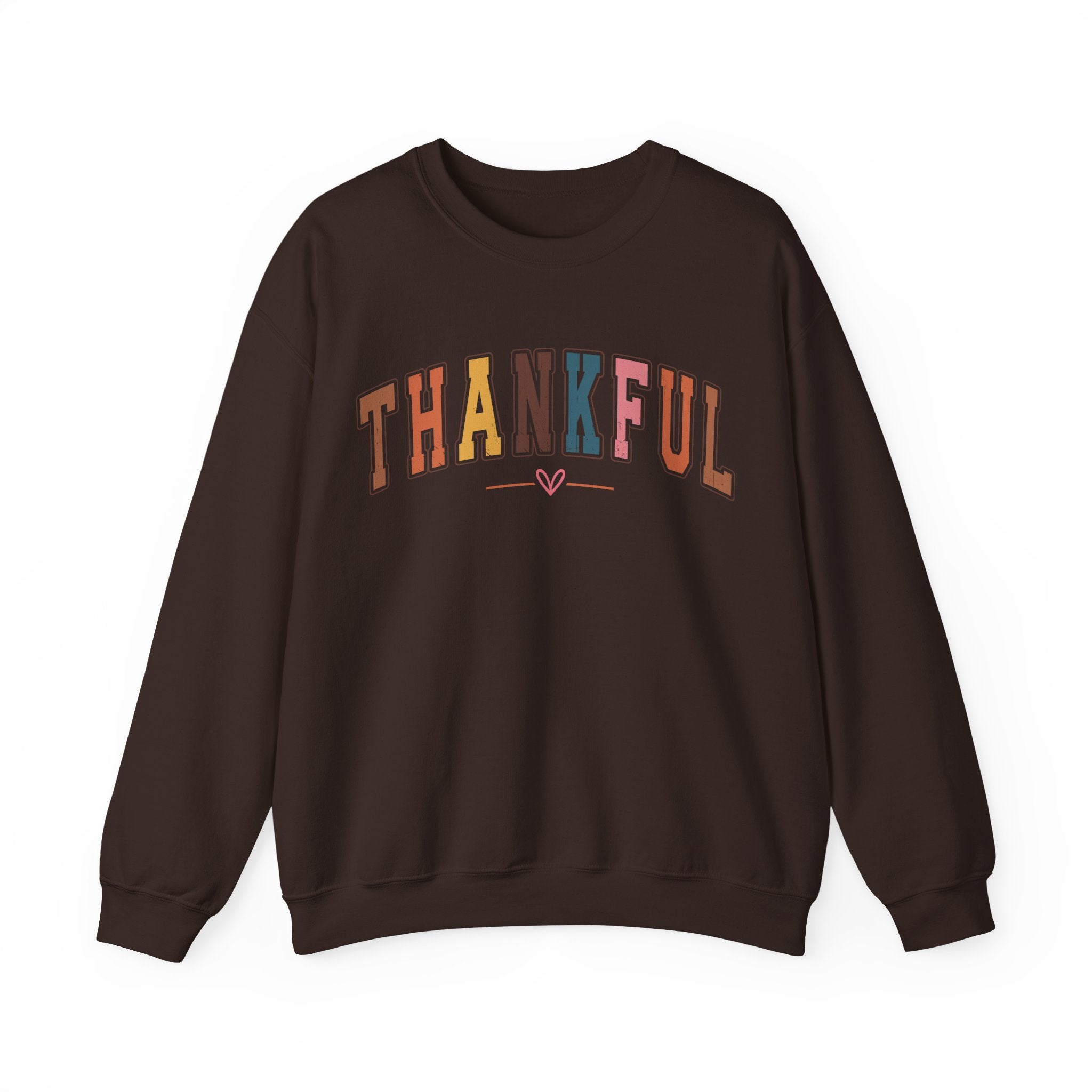 Thankful Multicolor Varsity Sweatshirt