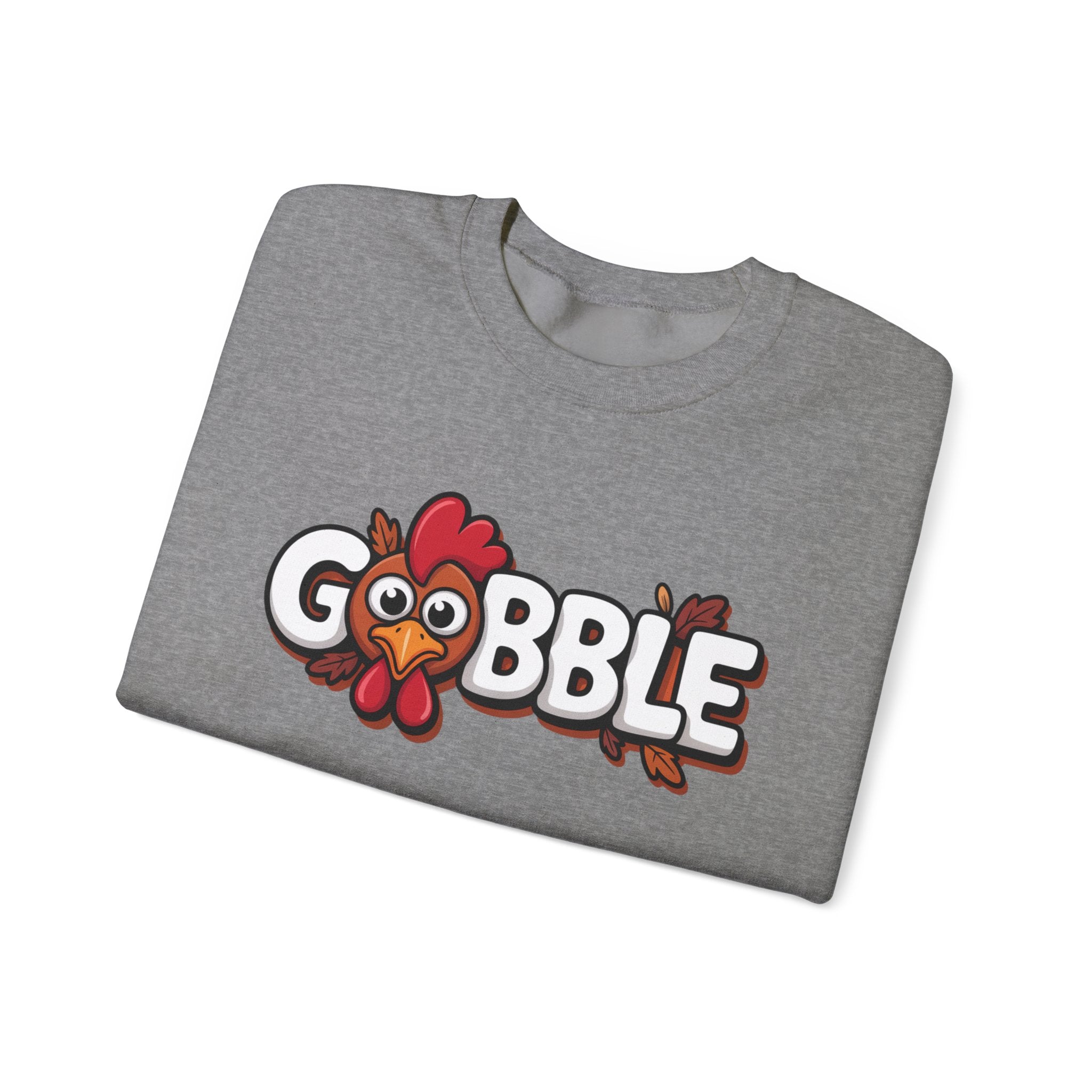 Gobble Turkey Thanksgiving Holiday Sweatshirt