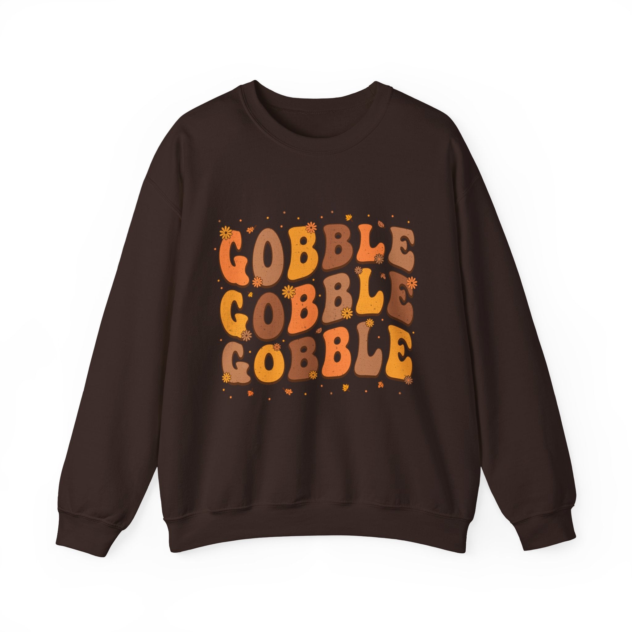 Gobble Gobble Gobble Retro Thanksgiving Sweatshirt