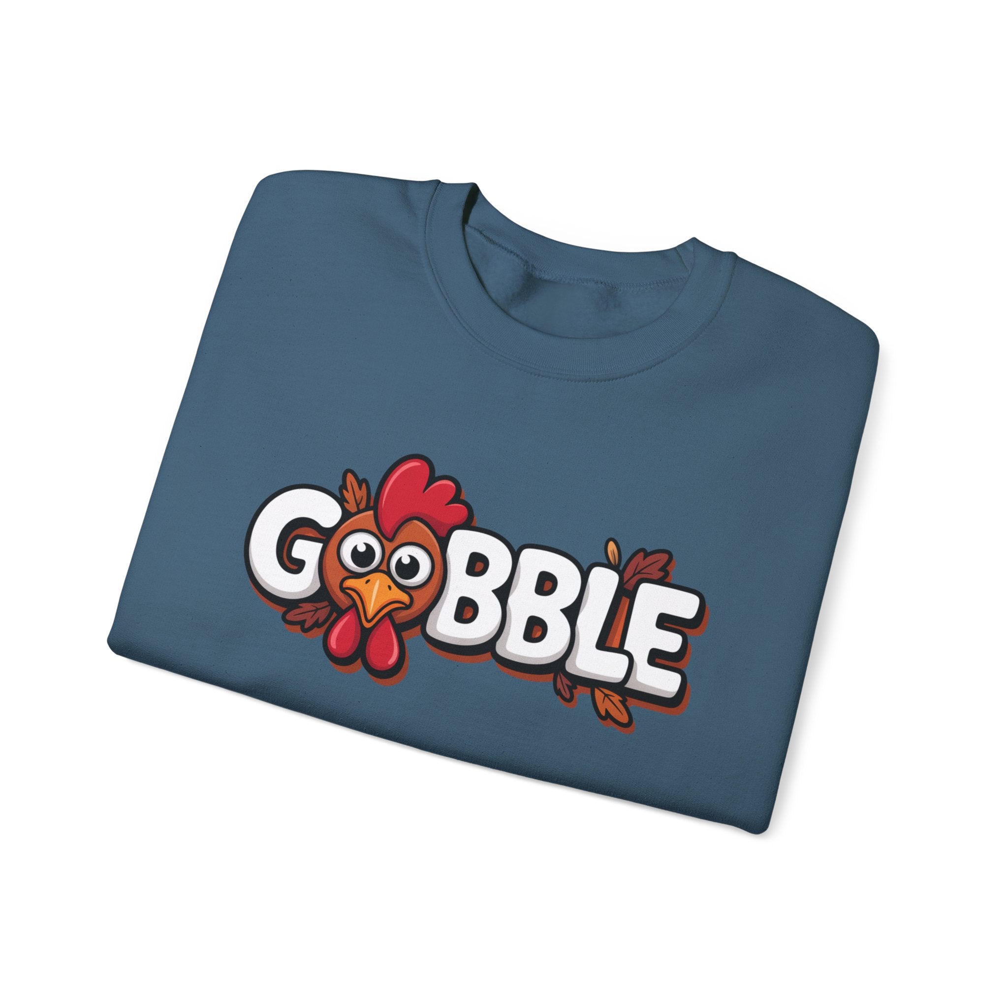 Gobble Turkey Thanksgiving Holiday Sweatshirt