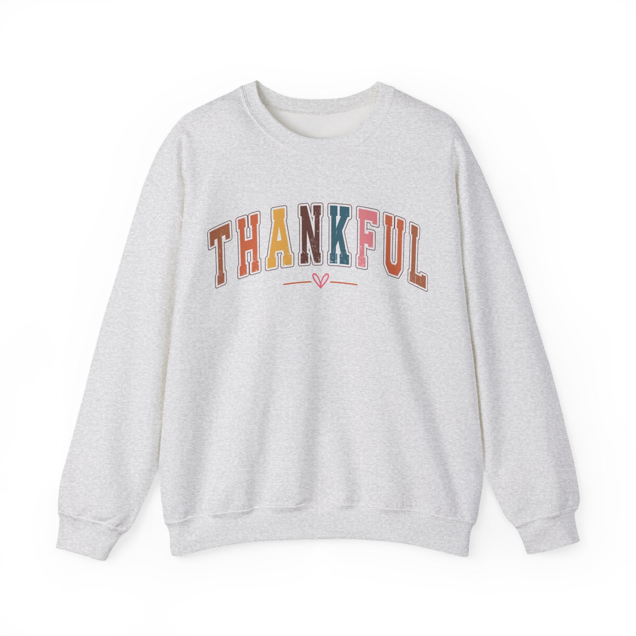 Thankful Multicolor Varsity Sweatshirt