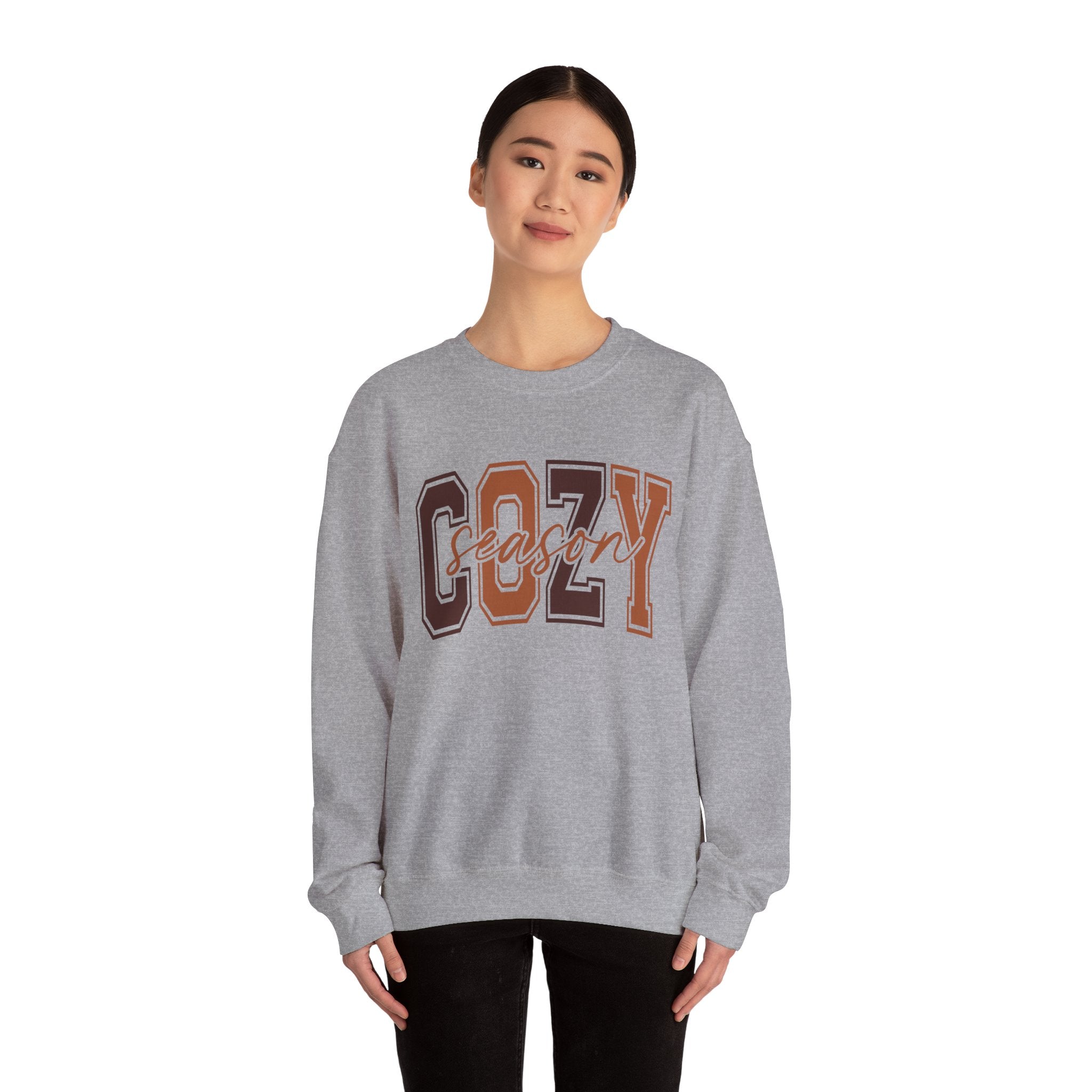 Cozy Season Varsity Womens Sweatshirt