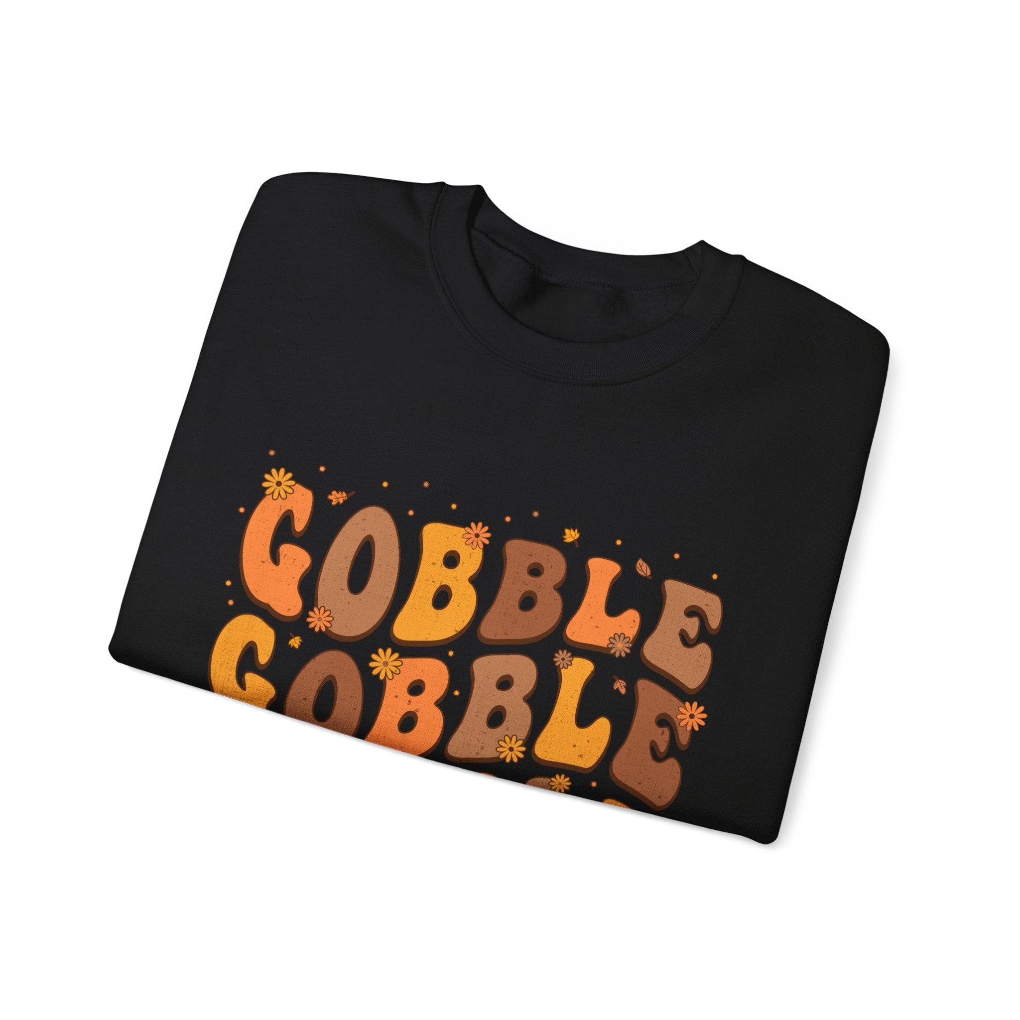 Gobble Gobble Gobble Retro Thanksgiving Sweatshirt