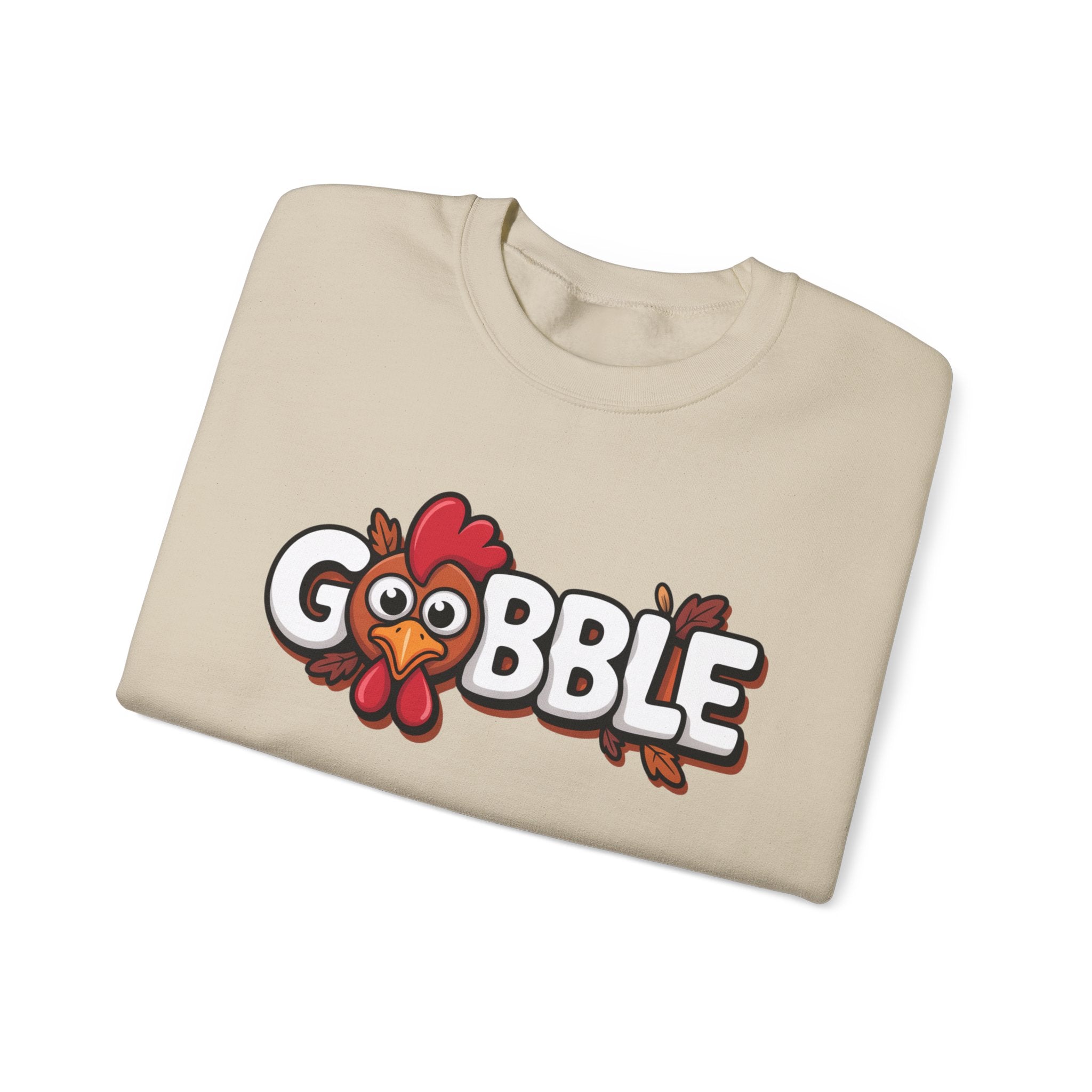 Gobble Turkey Thanksgiving Holiday Sweatshirt