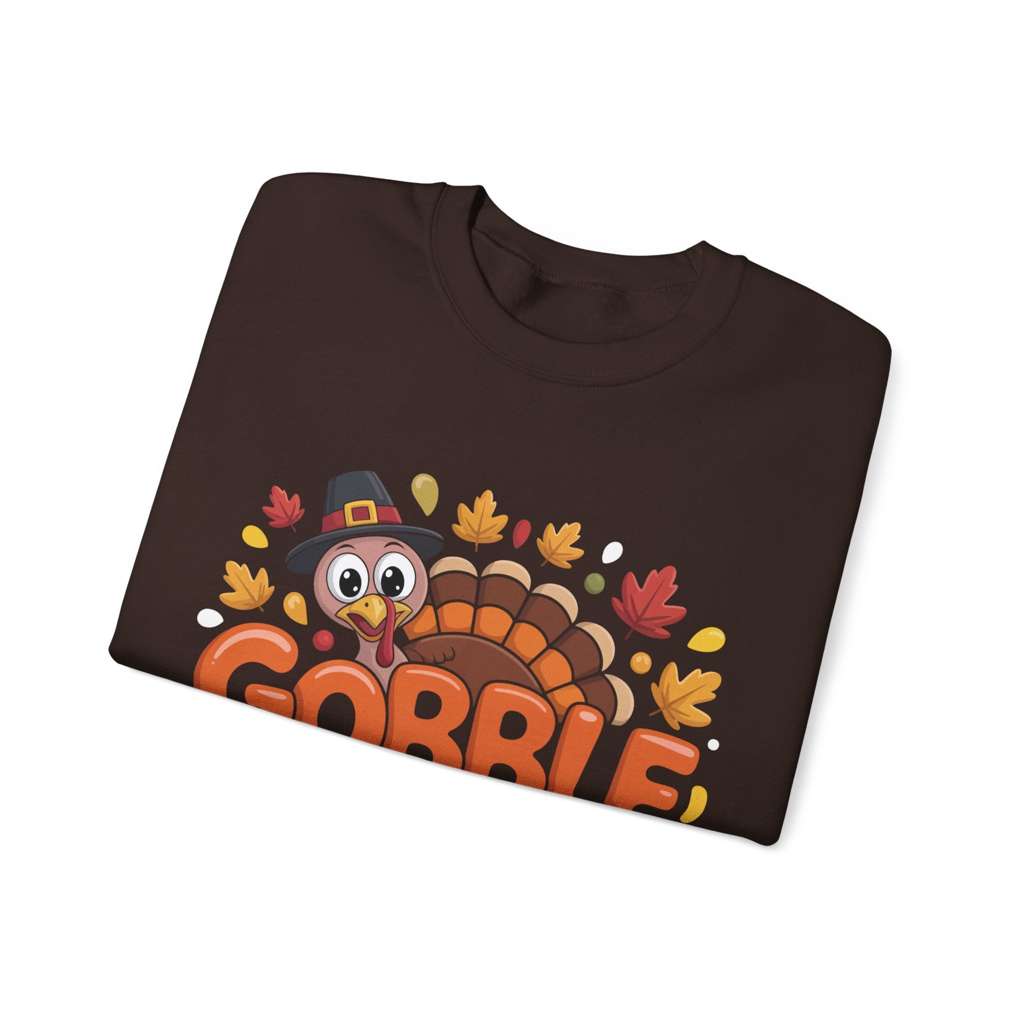 Gobble Gobble Turkey Thanksgiving Sweatshirt Crewneck Pullover Sweatshirt