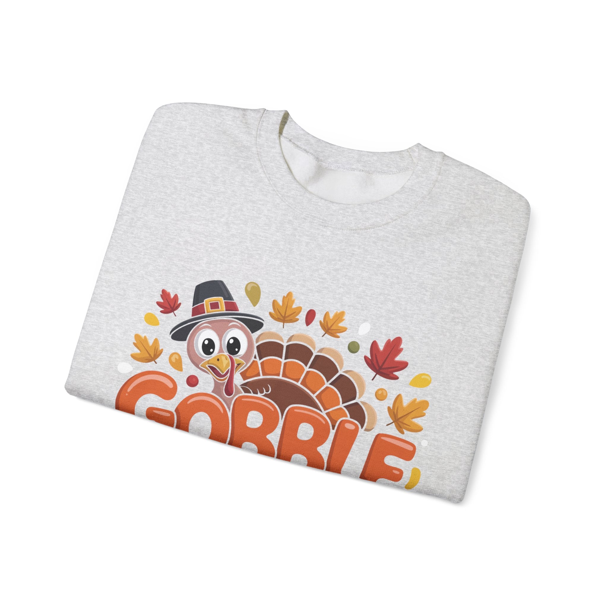 Gobble Gobble Turkey Thanksgiving Sweatshirt Crewneck Pullover Sweatshirt