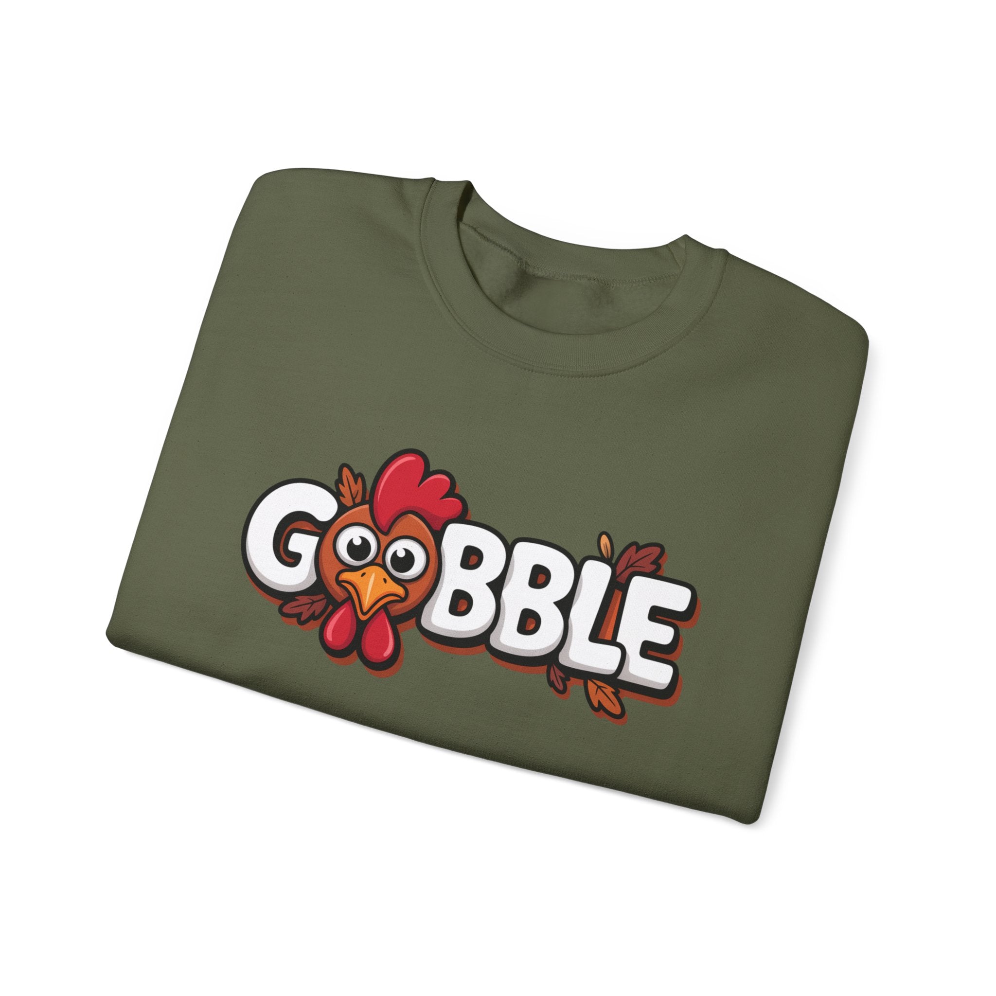 Gobble Turkey Thanksgiving Holiday Sweatshirt