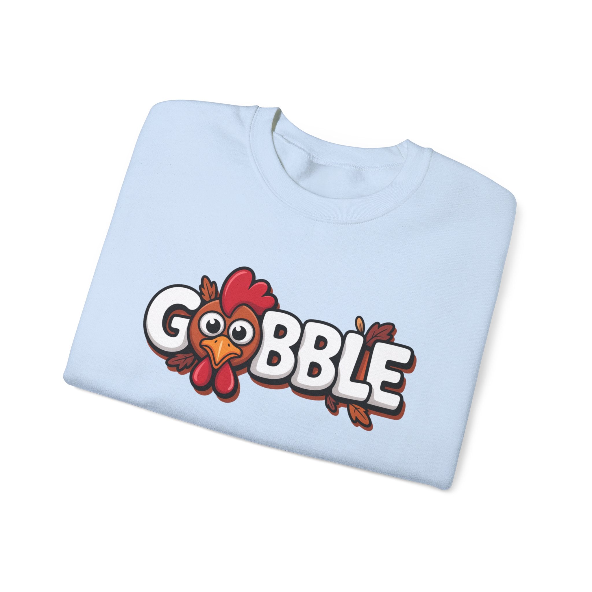 Gobble Turkey Thanksgiving Holiday Sweatshirt