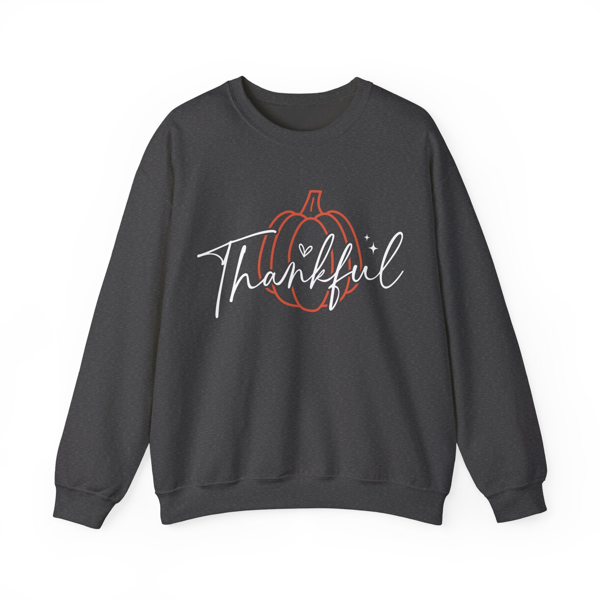 Thankful Pumpkin Womens Thanksgiving Sweatshirt