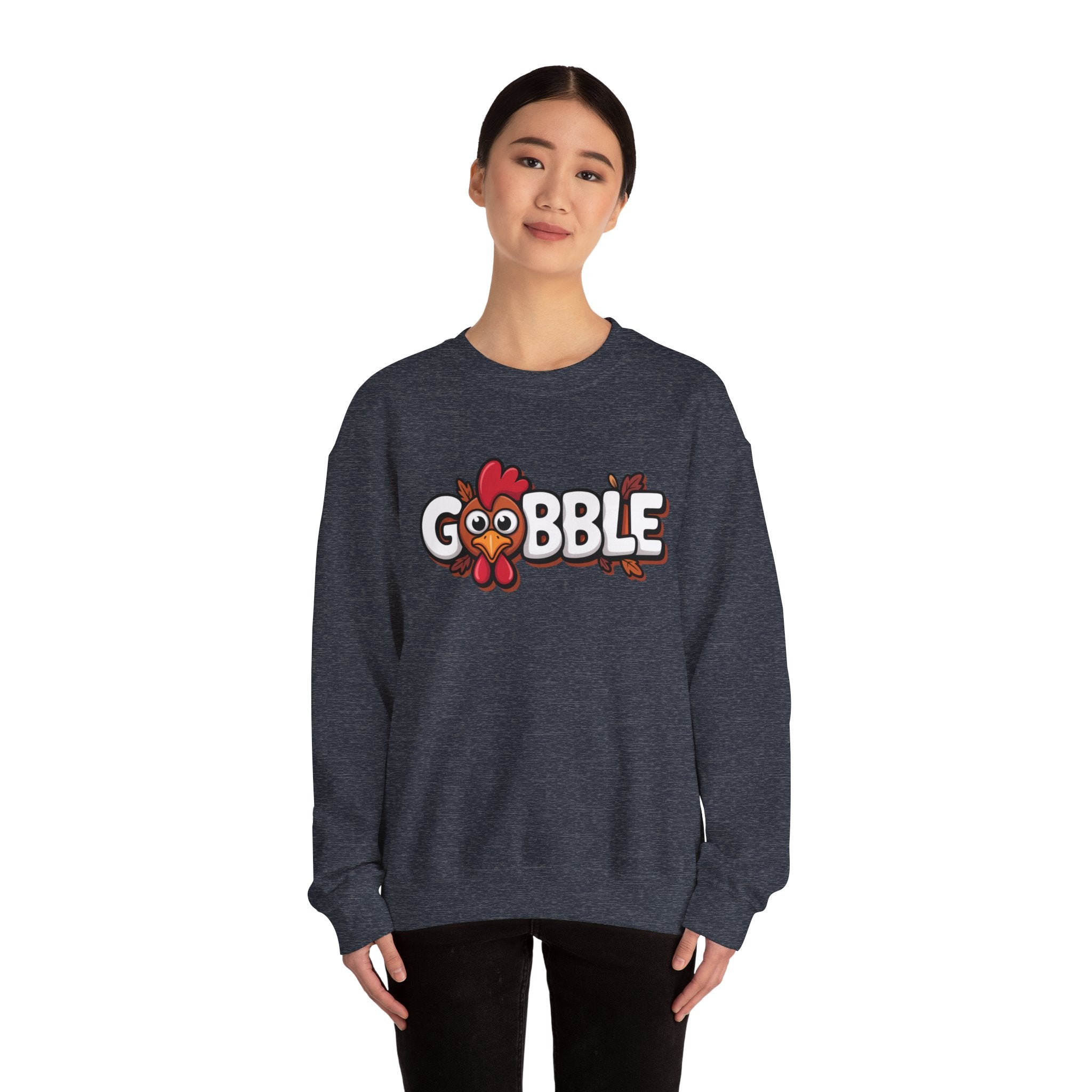 Gobble Turkey Thanksgiving Holiday Sweatshirt