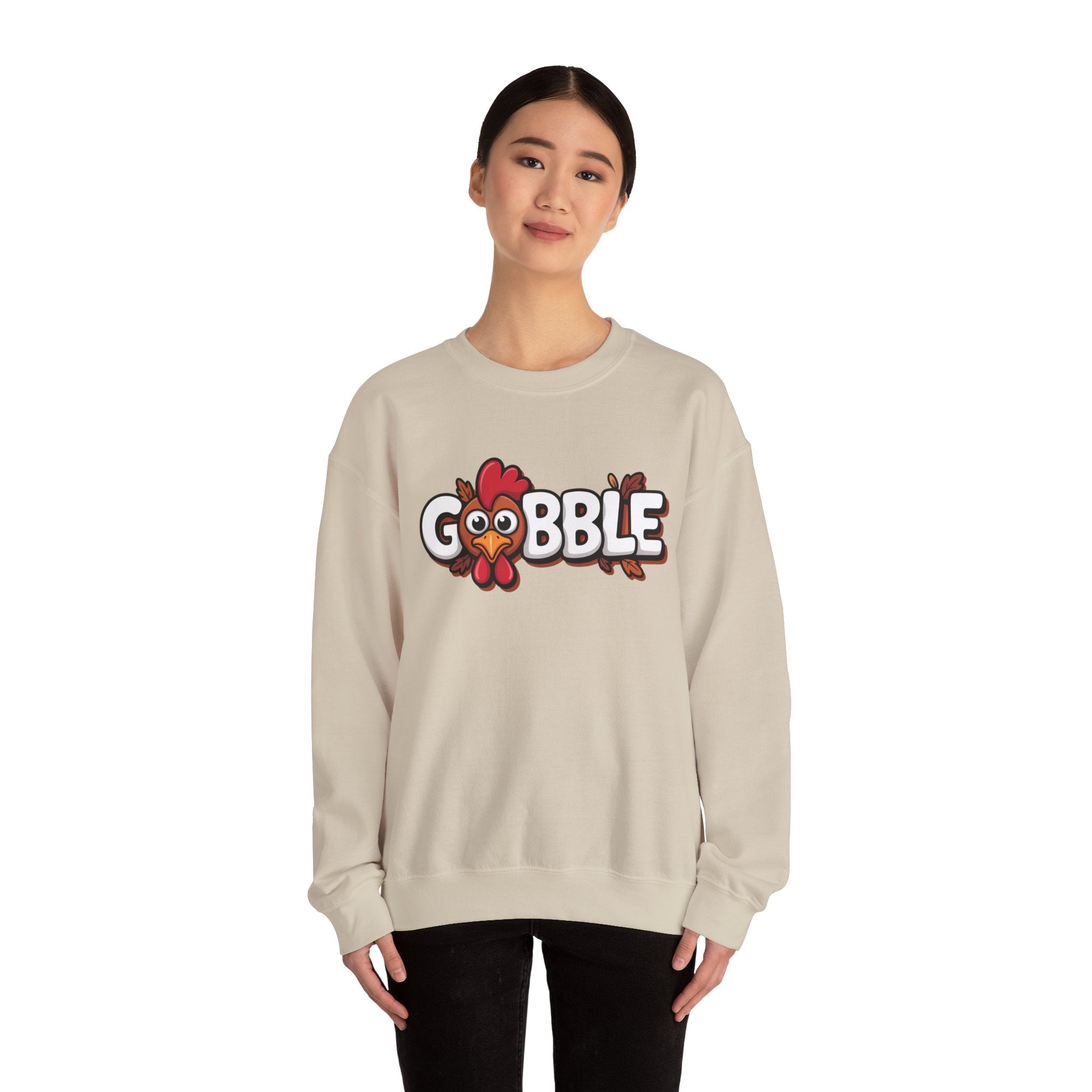 Gobble Turkey Thanksgiving Holiday Sweatshirt