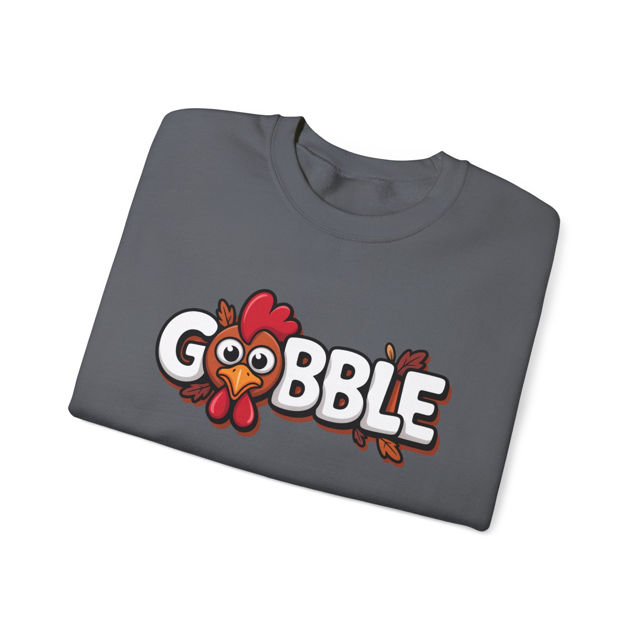 Gobble Turkey Thanksgiving Holiday Sweatshirt