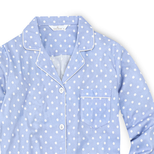 Polka Dots - Blue White