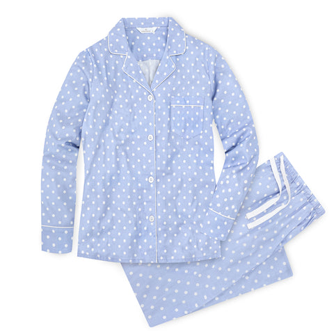 Womens 100% Cotton Pajama Set with Pockets