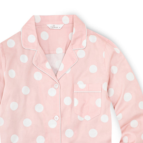 Polka Dots - Pink White
