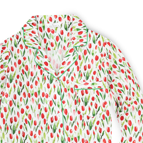 Tulip Garden - Red White