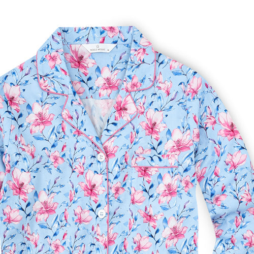 Floral Harmony - Blue Pink