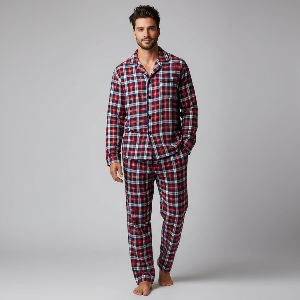 Plaid Red White Blue