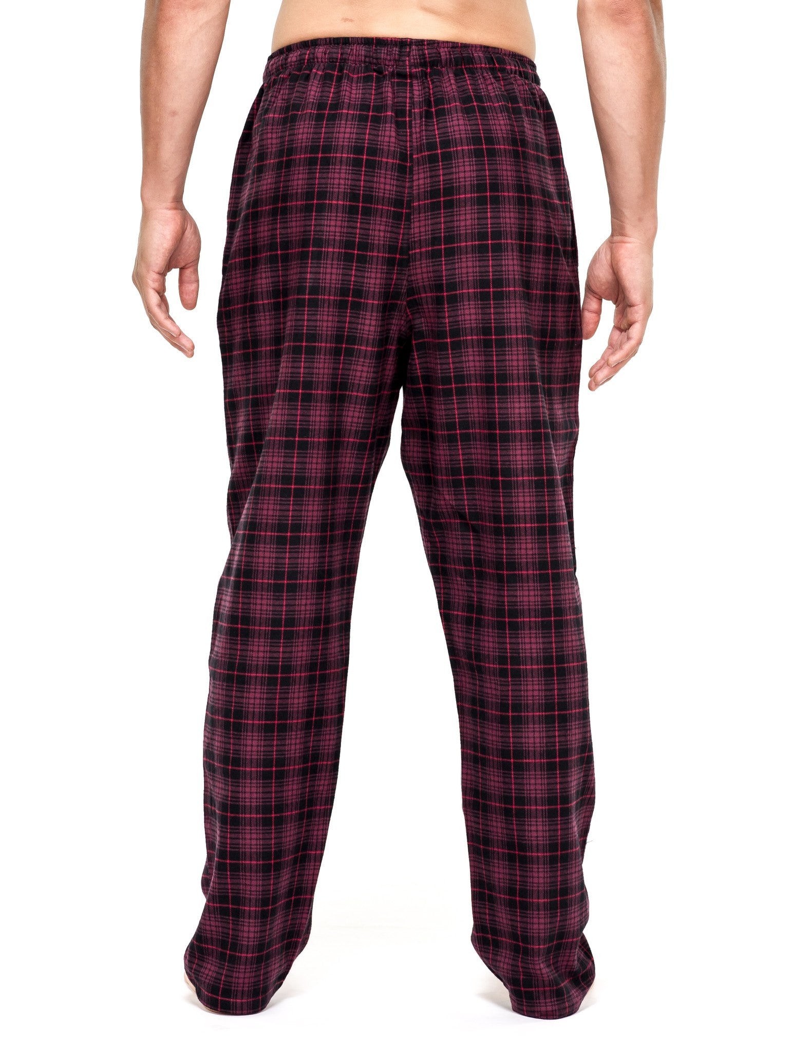 2-Pack (Black-Burgundy/Black-Blue Plaid)