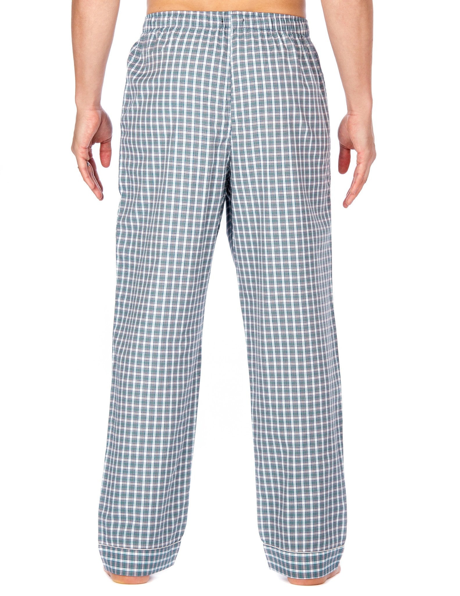 Plaid Black-White-Green