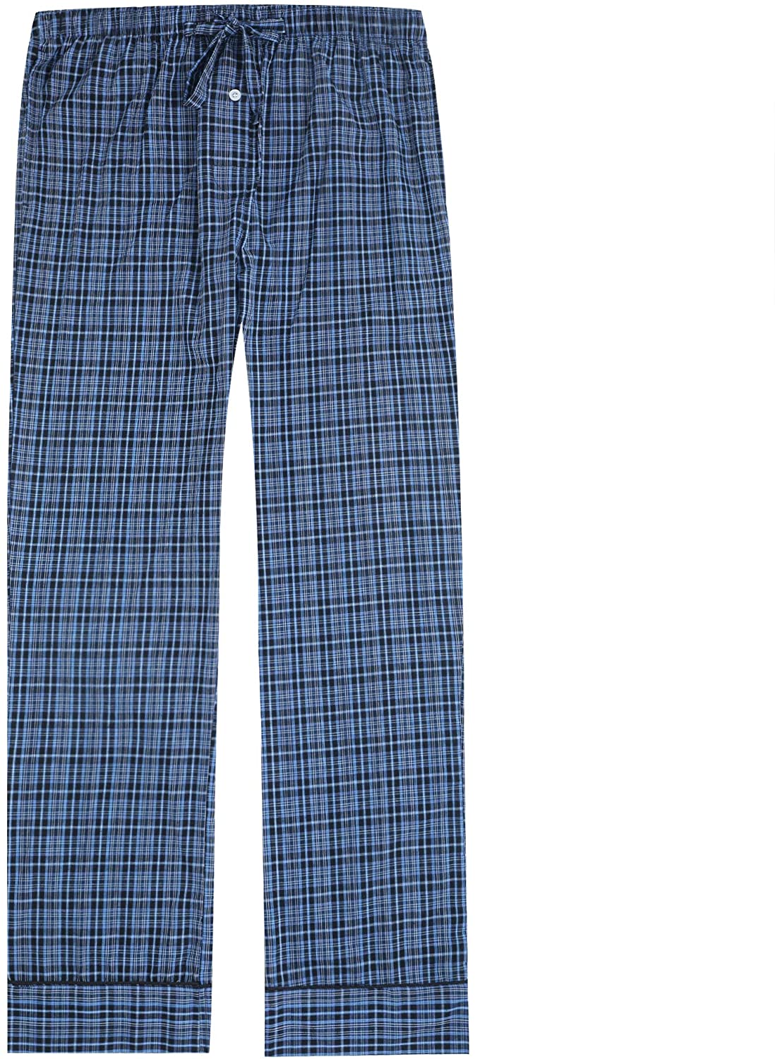 Mens 100% Cotton Comfort-Fit Sleep/Lounge Pants