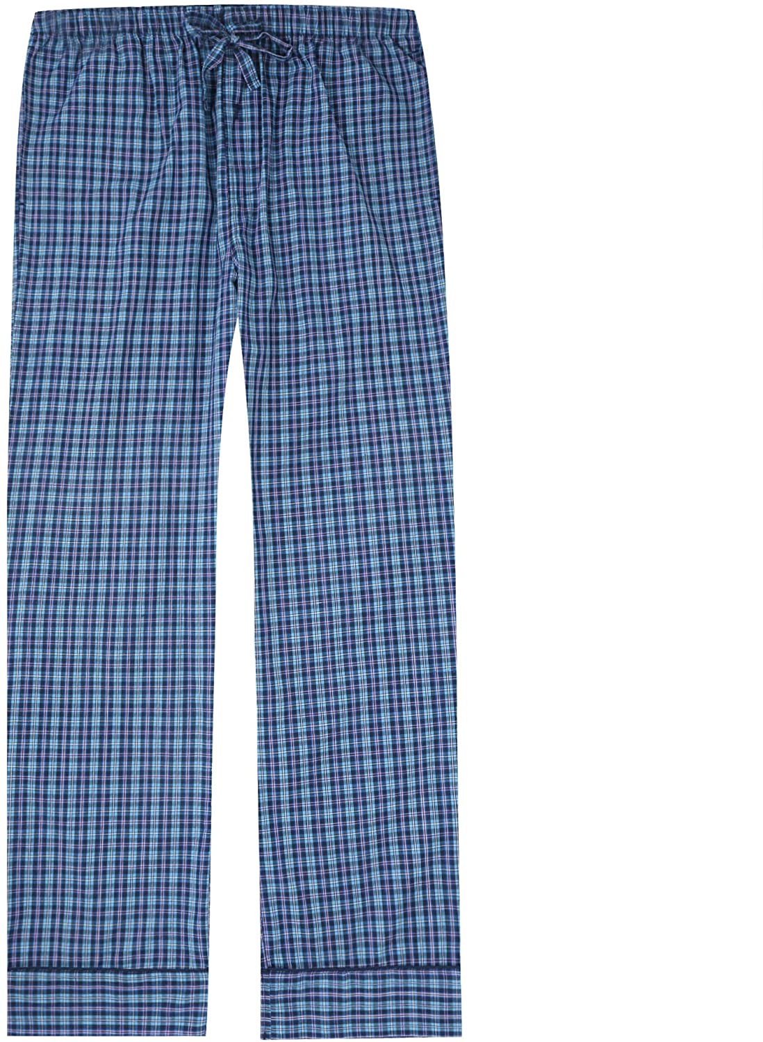 Mens 100% Cotton Comfort-Fit Sleep/Lounge Pants