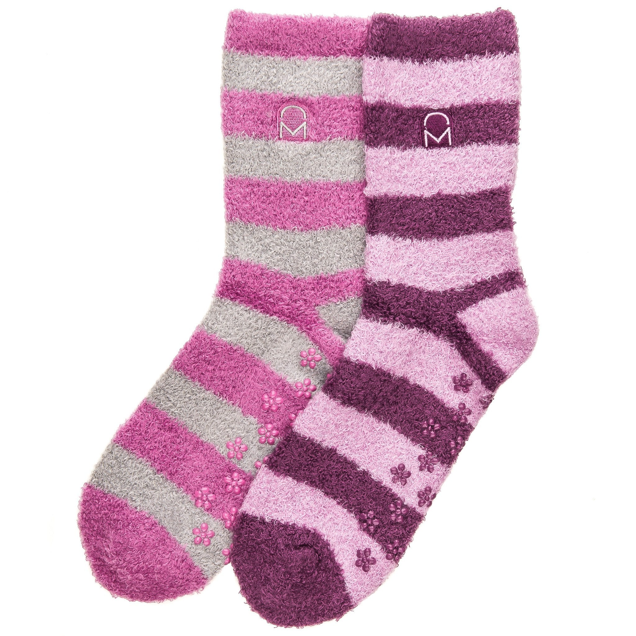 Women's Soft Anti-Skid Winter Feather Socks - 2-Pairs
