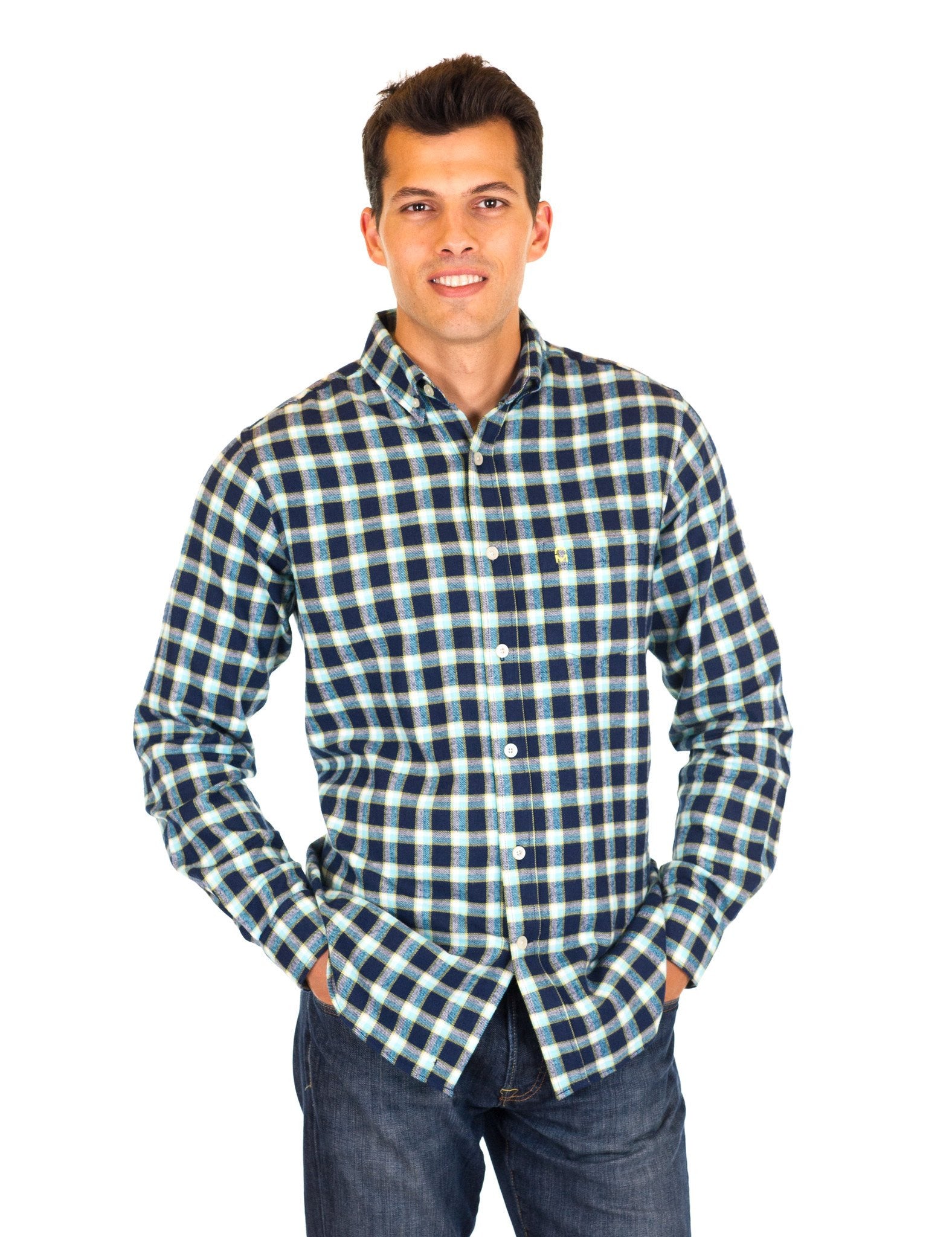 Black/Blue Plaid