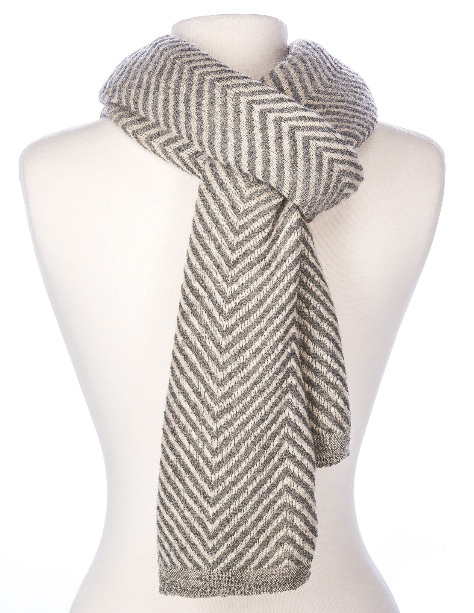 Men's Stockholm Chevron Stripes Winter Scarf
