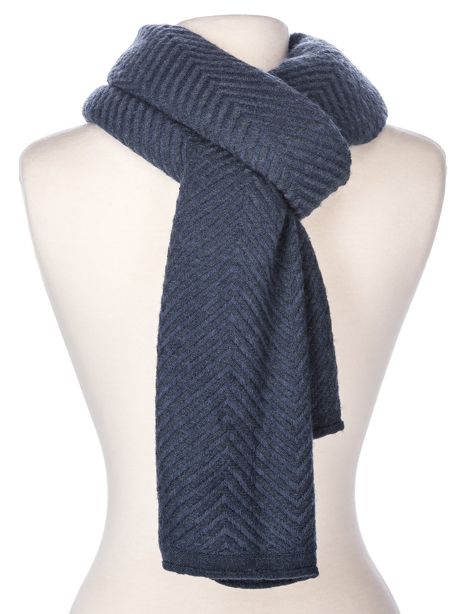 Men's Stockholm Chevron Stripes Winter Scarf