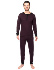 Men's Double Layer Thermal Sleep Set