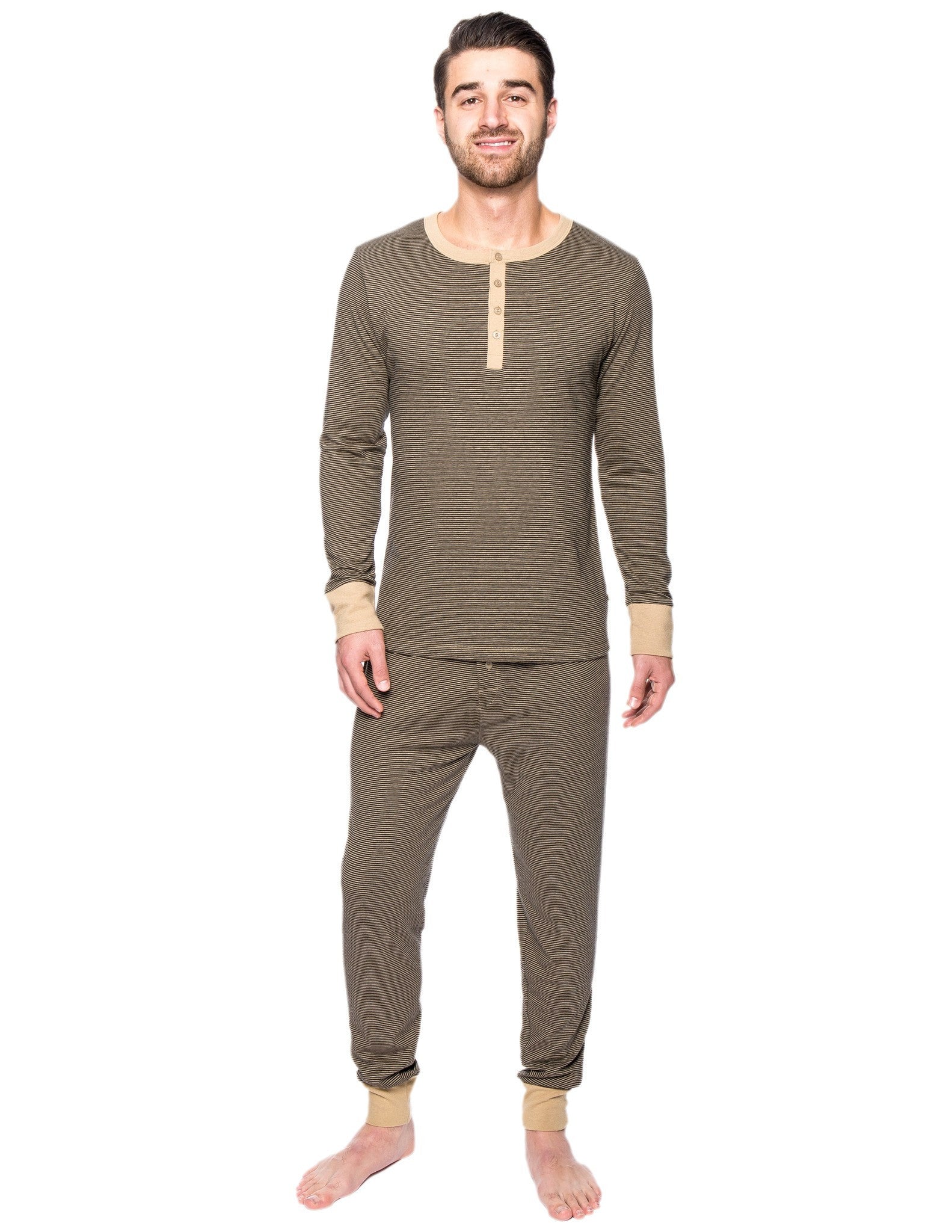 Men's Double Layer Thermal Sleep Set