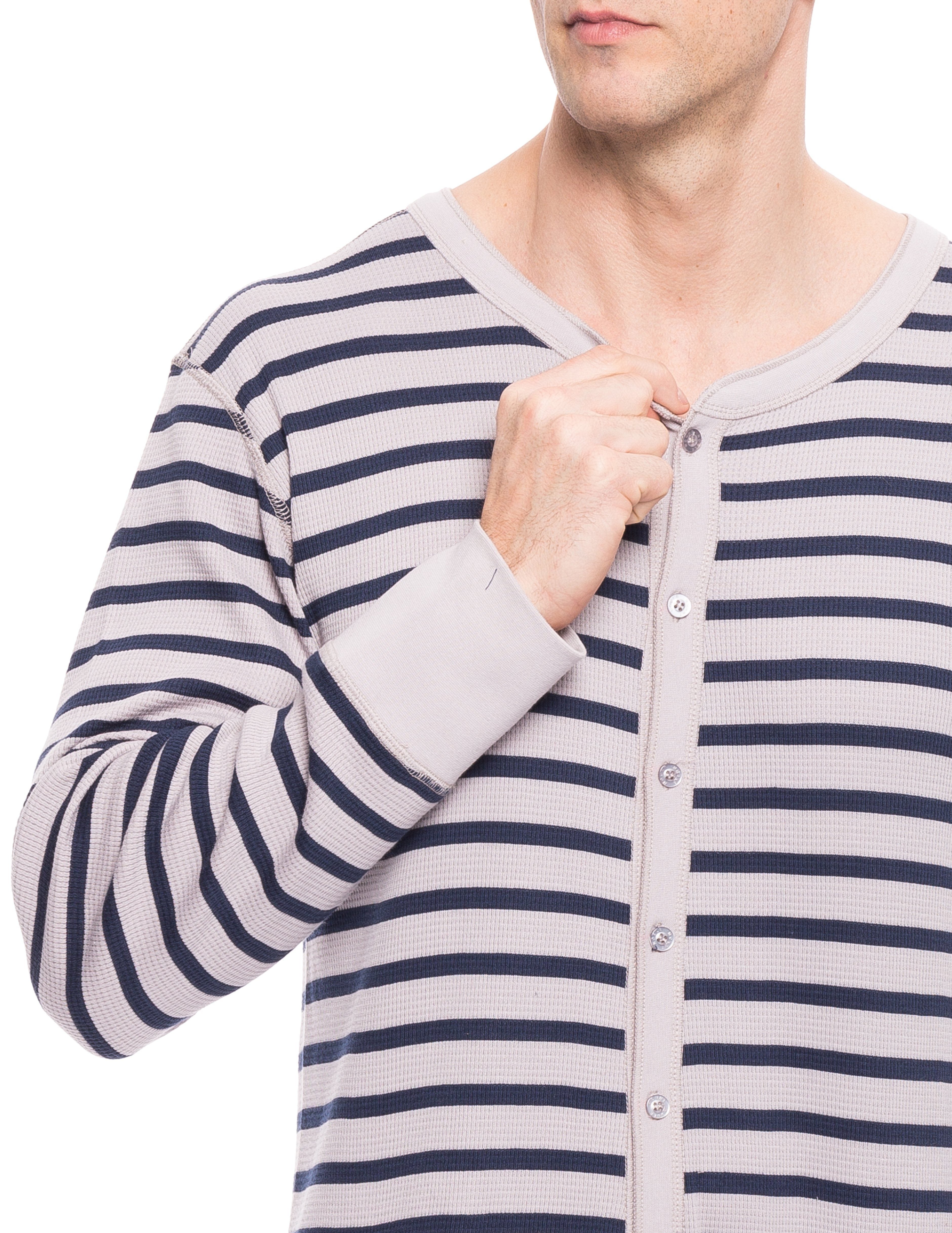 Stripes Heather Grey/Navy