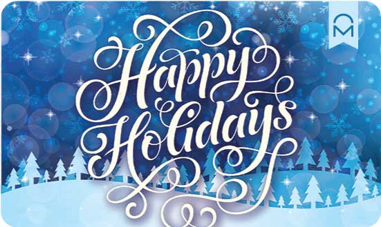 Happy Holidays eGift Card (Instant Email Delivery)
