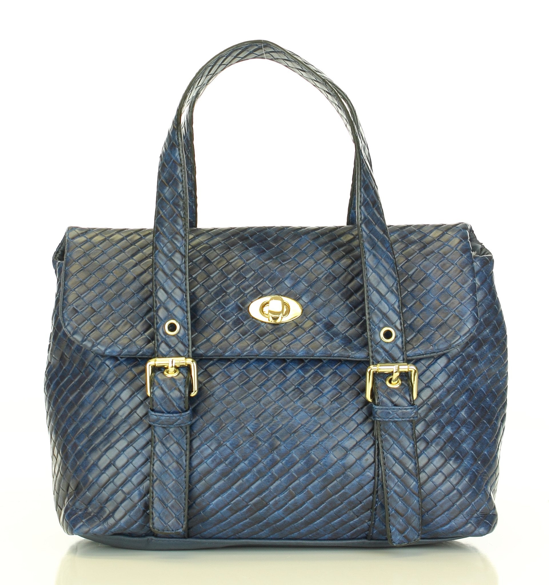 Weave Texture Looker Satchel Bag