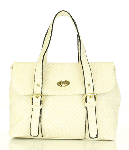 Weave Texture Looker Satchel Bag