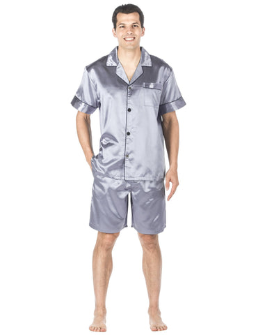 Men's Premium Satin Short Pajama Set