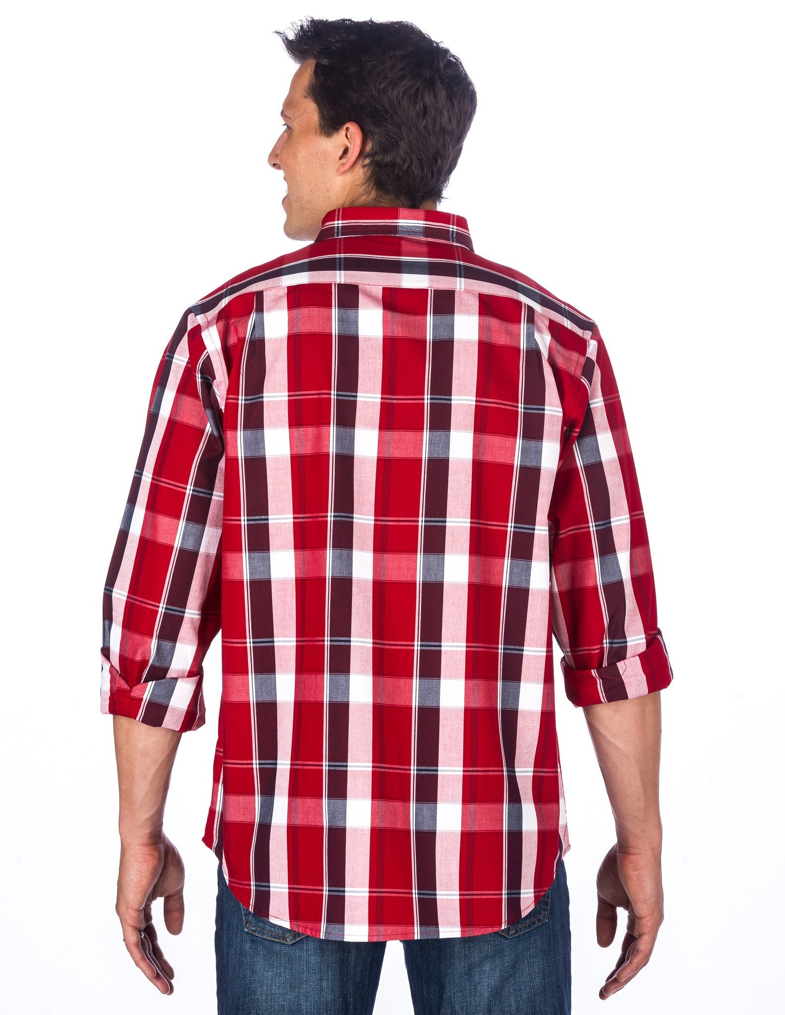 Plaid Red/White/Navy