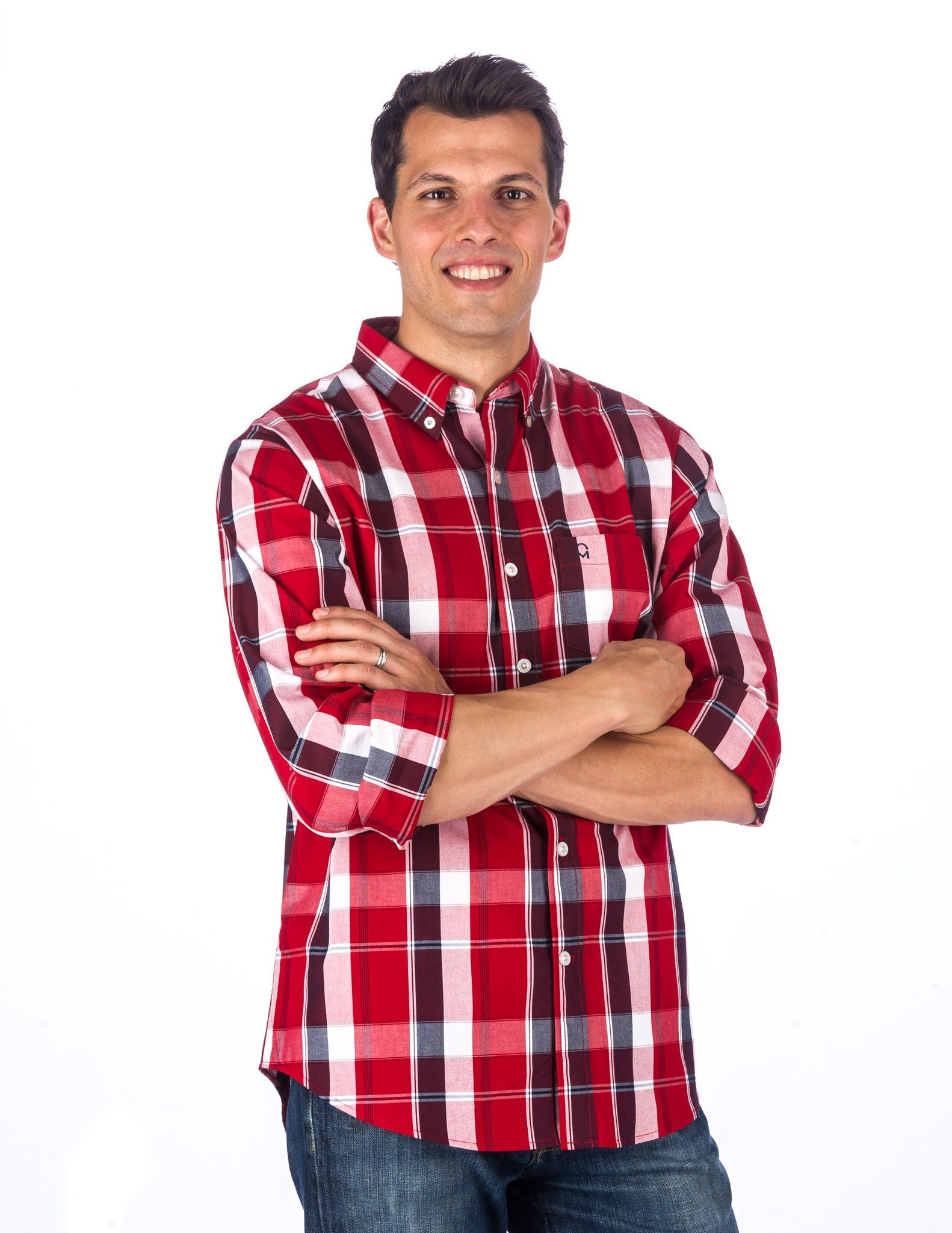 Plaid Red/White/Navy