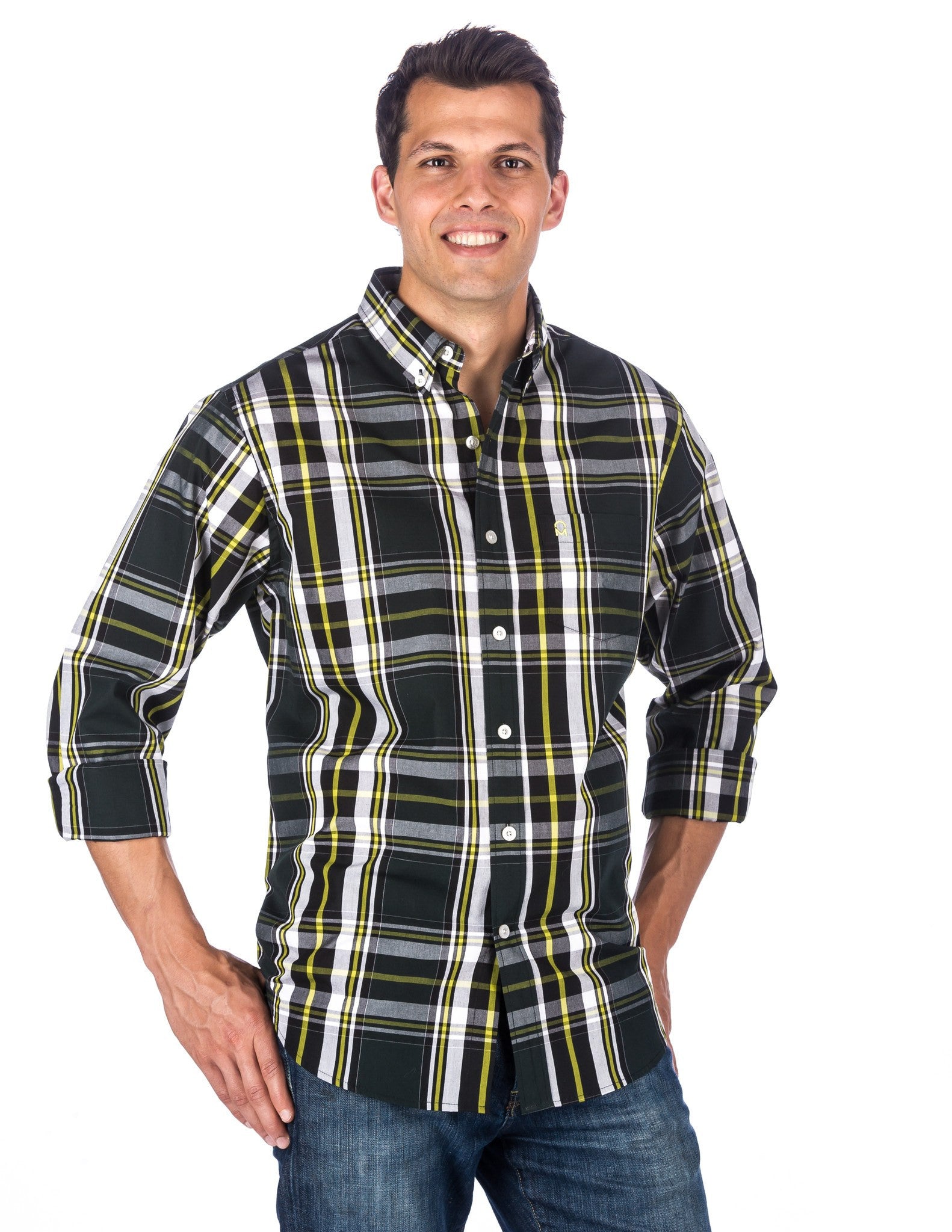 Men's 100% Cotton Casual Shirt - Regular Fit